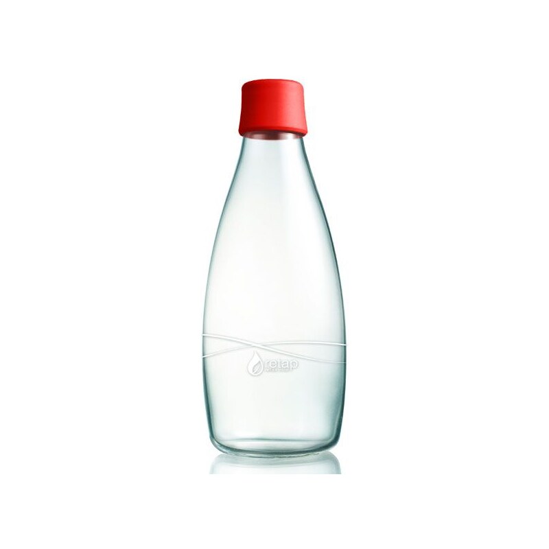 ReTap lahev na vodu, červená, 0,8 L