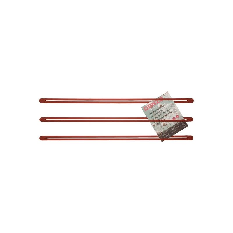 Droog Nástěnný věšák Strap - 1 ks (červená)