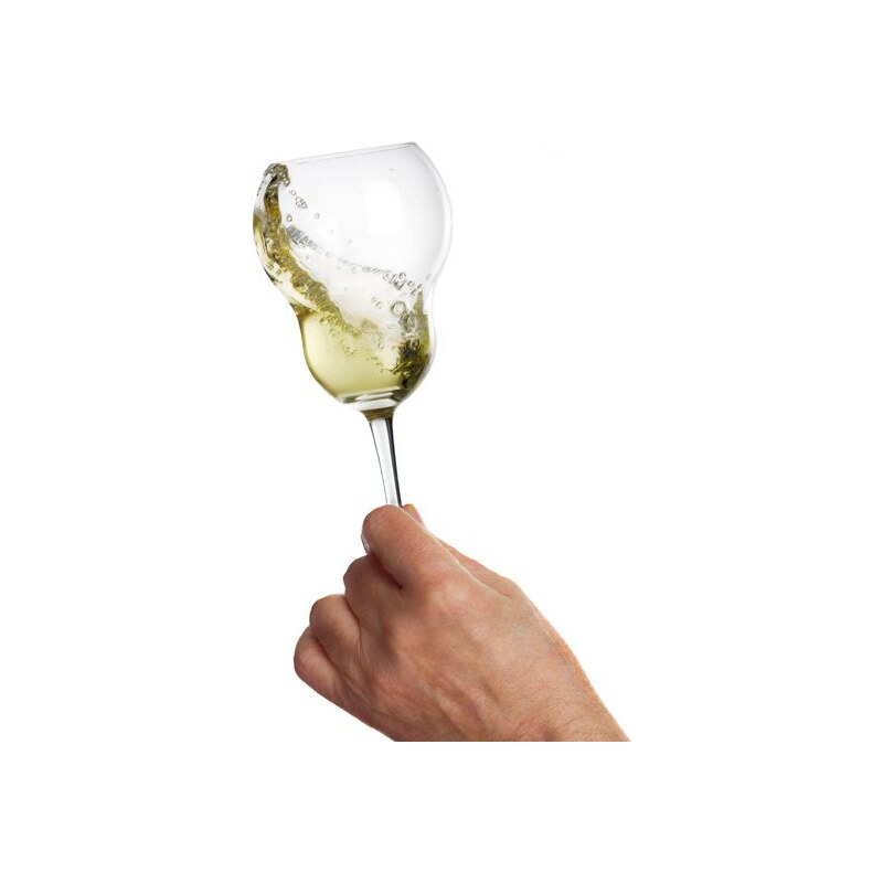 Sagaform Sklenice na bílé víno Bubblan, 4ks