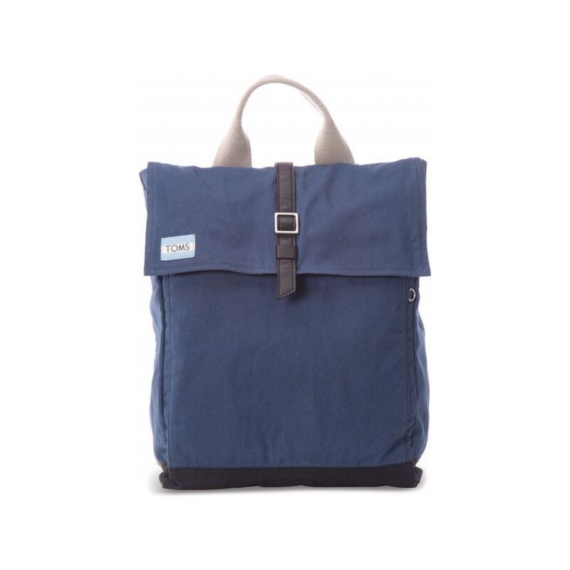 Toms Batoh TOMS Navy Waxed Canvas Backpack