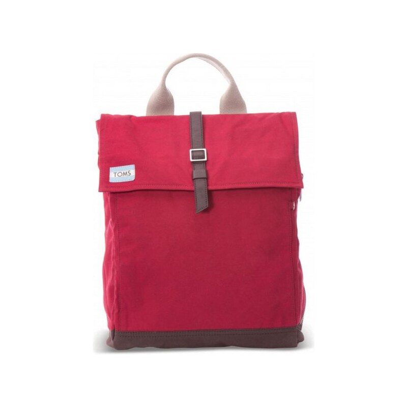Toms Batoh TOMS Chili Waxed Canvas Backpack