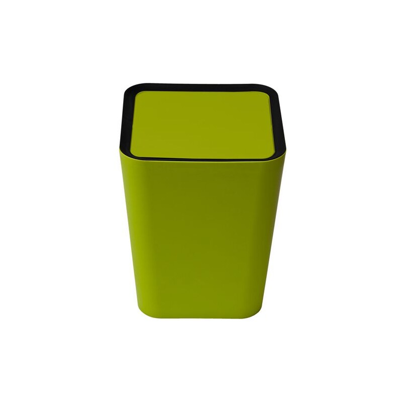 Quali Odpadkový koš Mini Square Flip Bin, malý, zelený