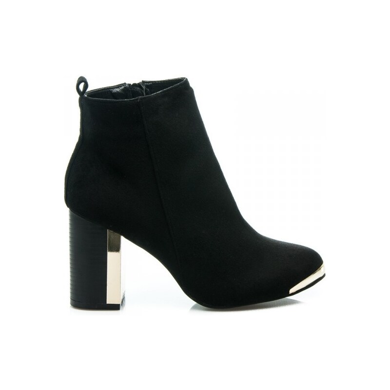 VICES Neuvěřitelné černé dámské kotníčkové boty