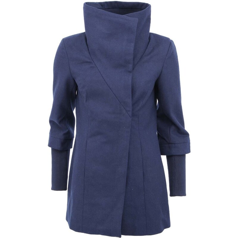 Tmavě modrý kabát Vero Moda Sandy