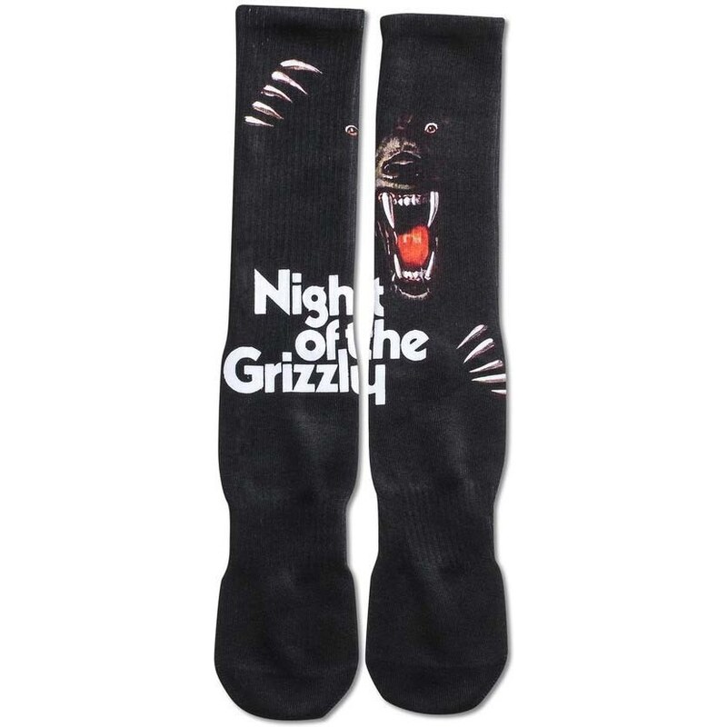 Grizzly Ponožky ponožky - Night Of Blk (BLK) Grizzly