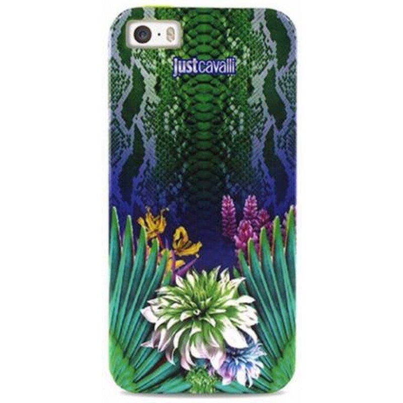 Justcavalli | Justcavalli Python Flower Cover iPhone SE/5/5S
