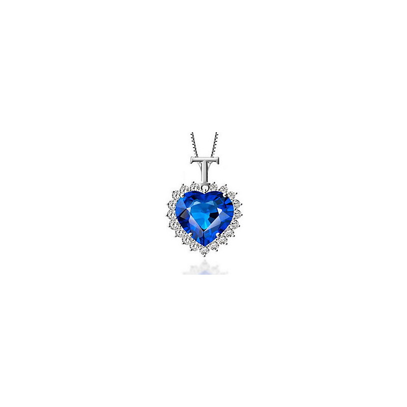 LightInTheBox Elegant Heart-Shape Women's Slivery Alloy Necklace(1 Pc)