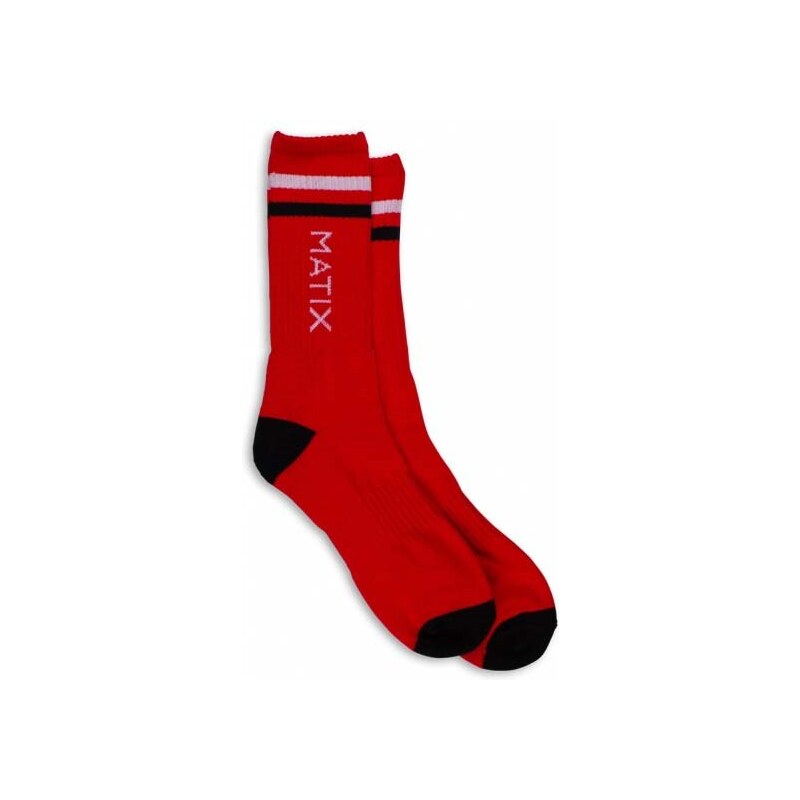 ponožky MATIX - Monolin Sock Red (RED)