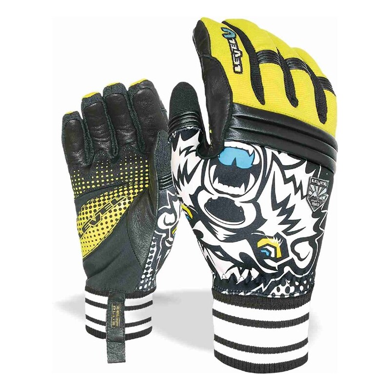 snb rukavice LEVEL - Tiger Black-Yellow (47)