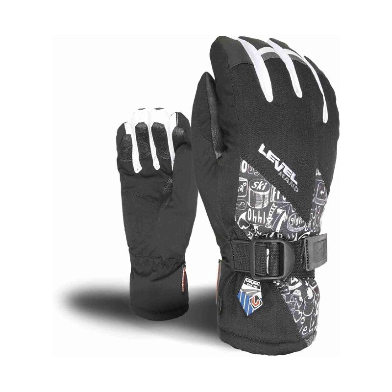 ski rukavice LEVEL - Freedom Jr Gore-Tex Pk Black (43)