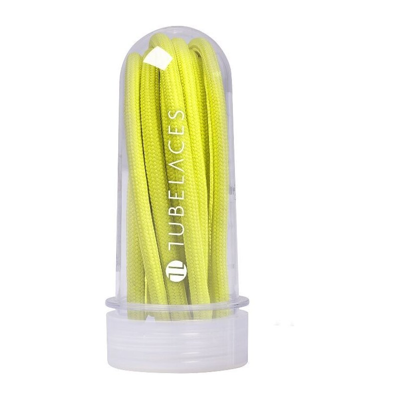 tkaničky TUBELACES - Rope Solid neon yellow Neon Yellow (NEON YELLOW)