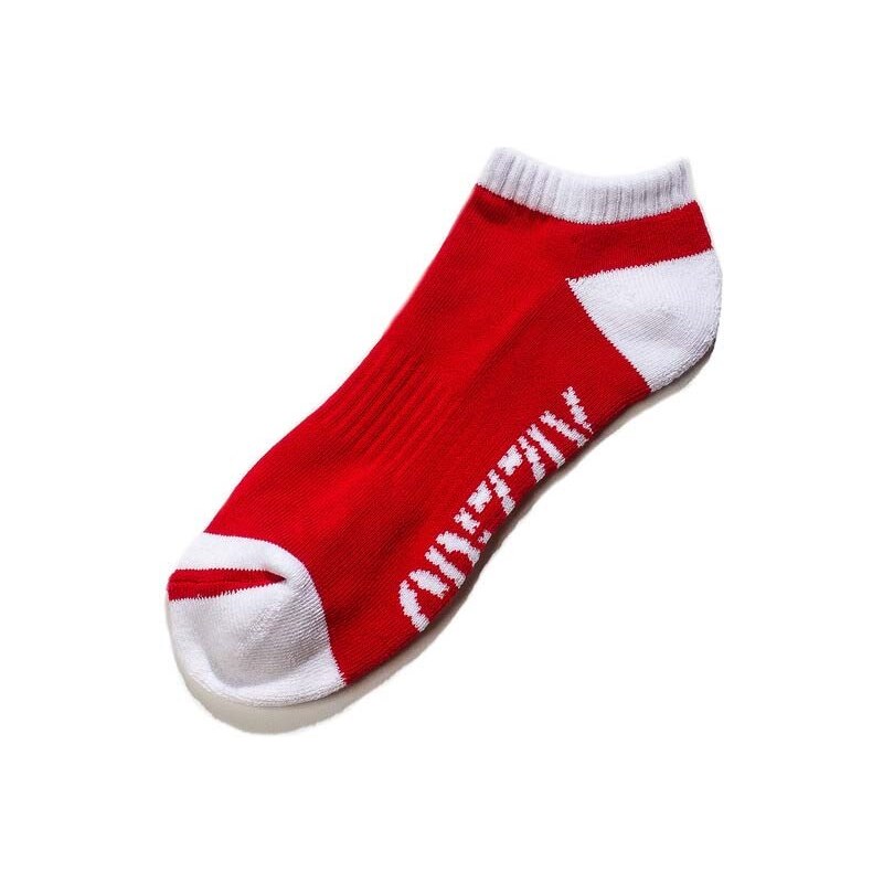 ponožky GRIZZLY - Grizzly Ankle Red (RED)