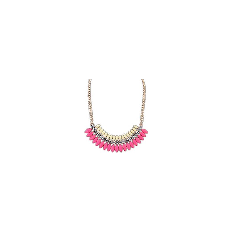 LightInTheBox European and America Fashion (Layer Drops) Resin Rhinestone Chain Statement Necklace (More Color) (1 pc)