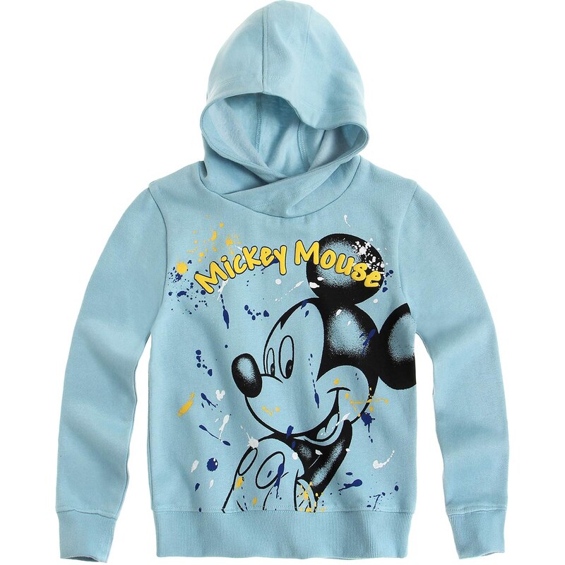 Disney Chlapecká mikina Mickey Mouse - světle modrá