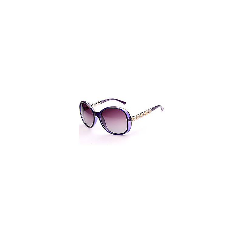 Rakish Women's Elegant Pearl Polarized Sunglasses (Purple)