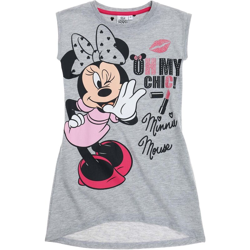 Disney Dívčí noční košilka s Minnie - šedá
