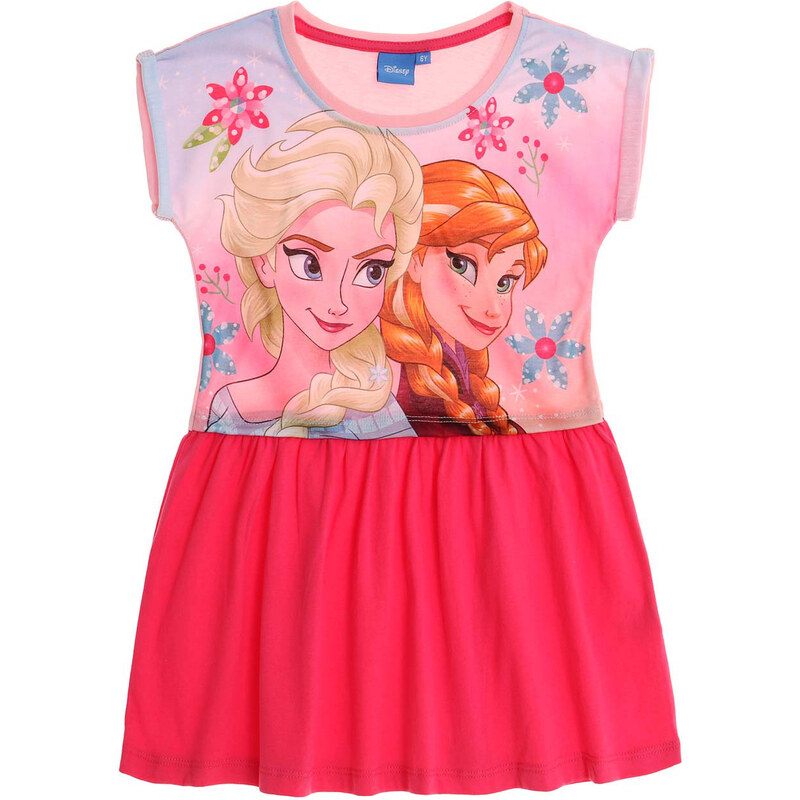 Disney Dívčí šaty Frozen - růžové