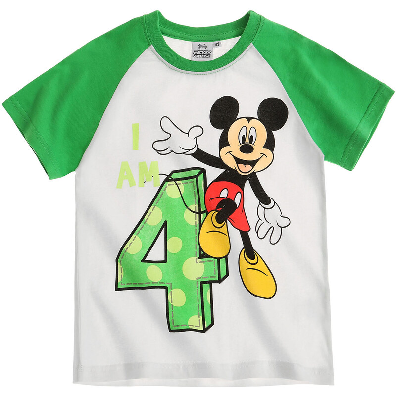 Disney Chlapecké tričko Mickey Mouse - jsou mi 4
