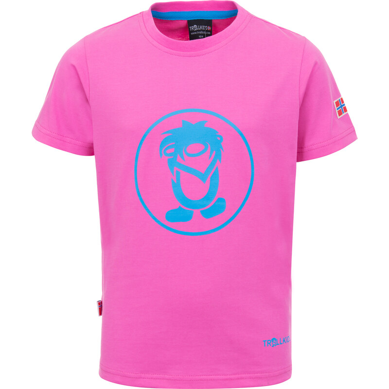 Trollkids Dívčí tričko Troll s UV 30+ - růžové