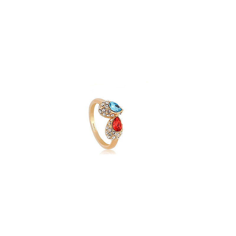 LightInTheBox Exquisite Raindrop Decoration Alloy 18K Gold Plated With Crystal Women's Ring