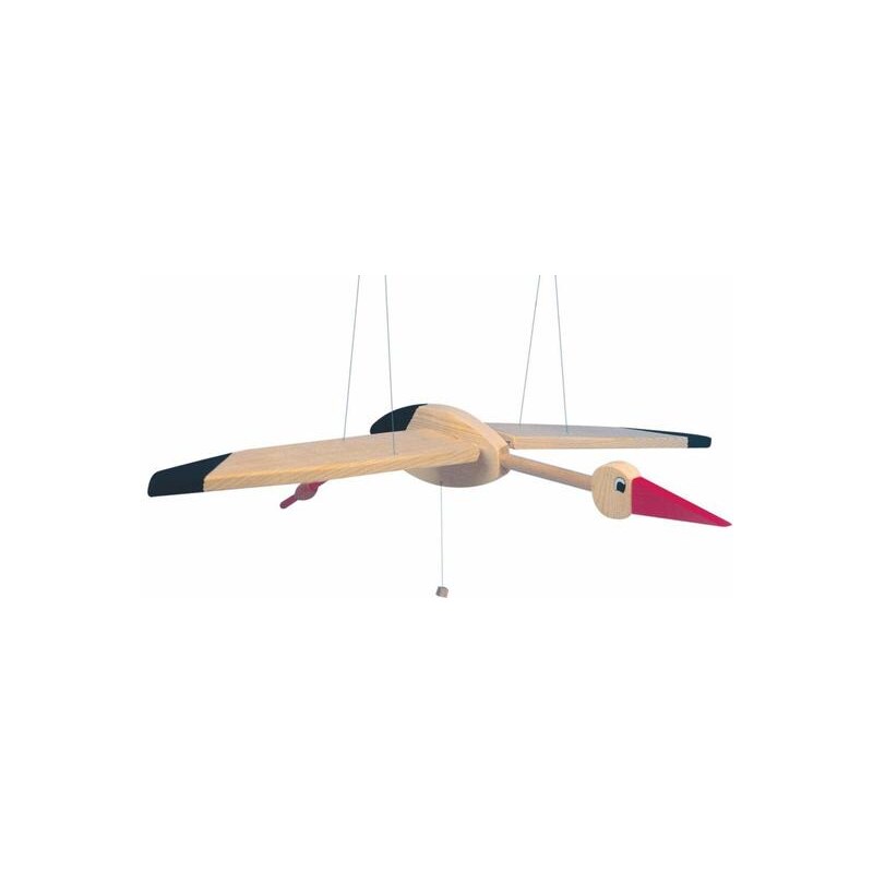 WOODY Létací čáp-velký, 90cm (DP)