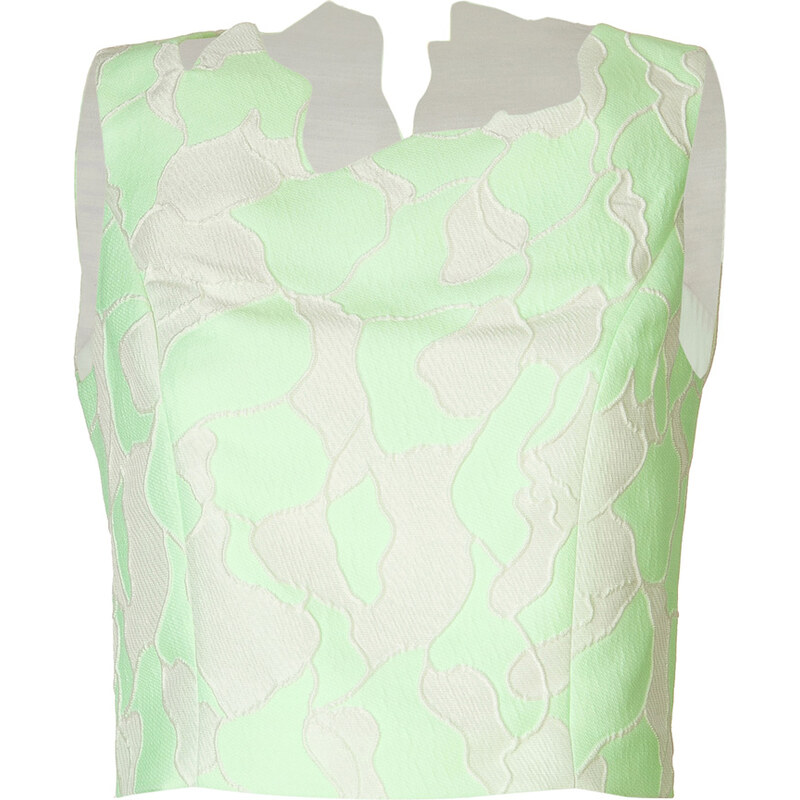 3.1 Phillip Lim Abstract Jacquard Crop Top