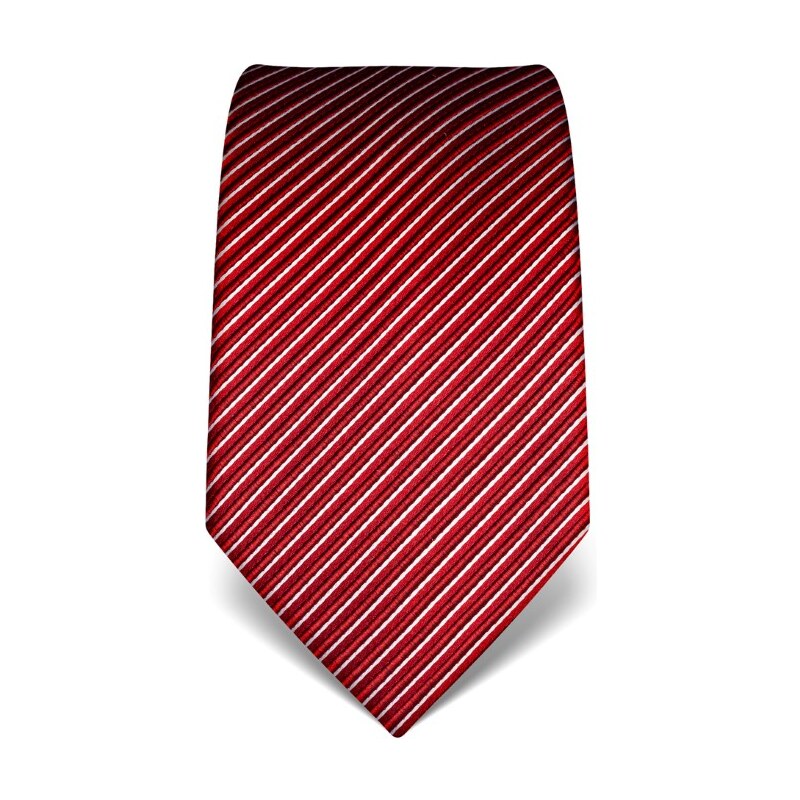 Elegantní hedvábná kravata Vincenzo Boretti 21948 - červená
