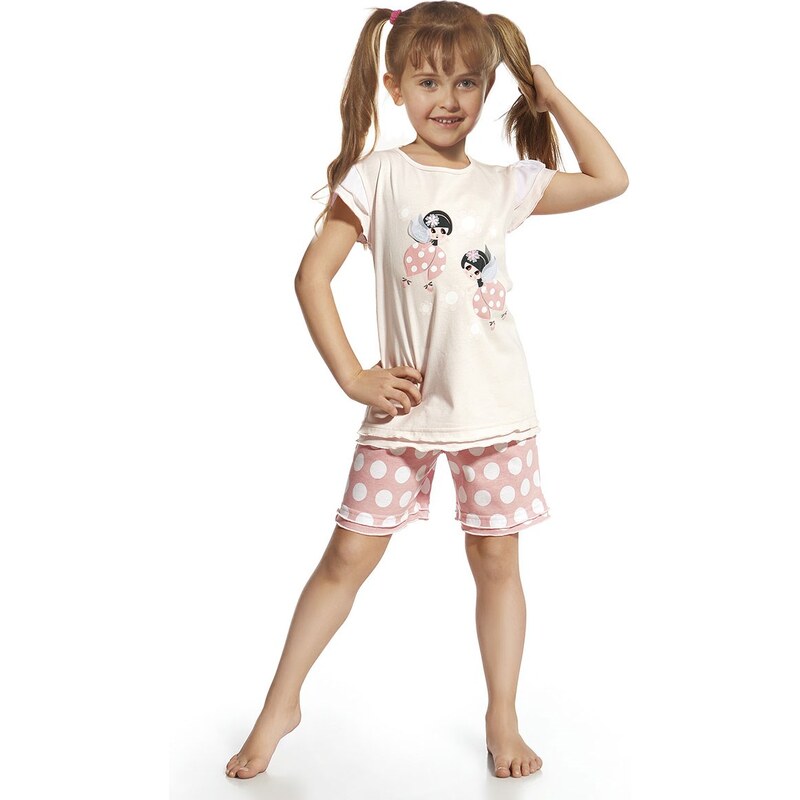 Cornette Dívčí pyžamko Ladybirds