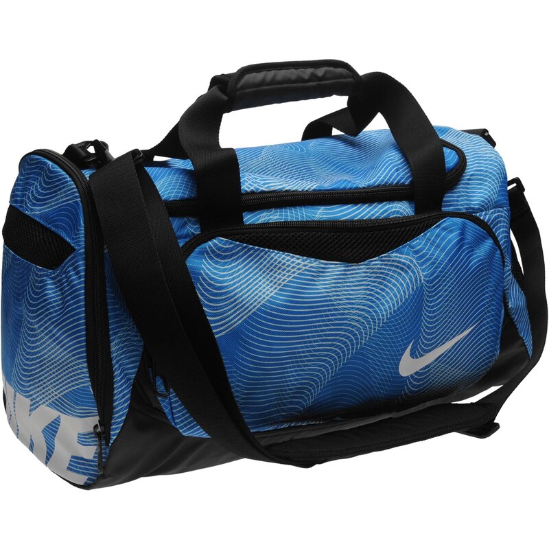 Sportovní taška Nike Team Graphic Grip Duffle modrá/černá
