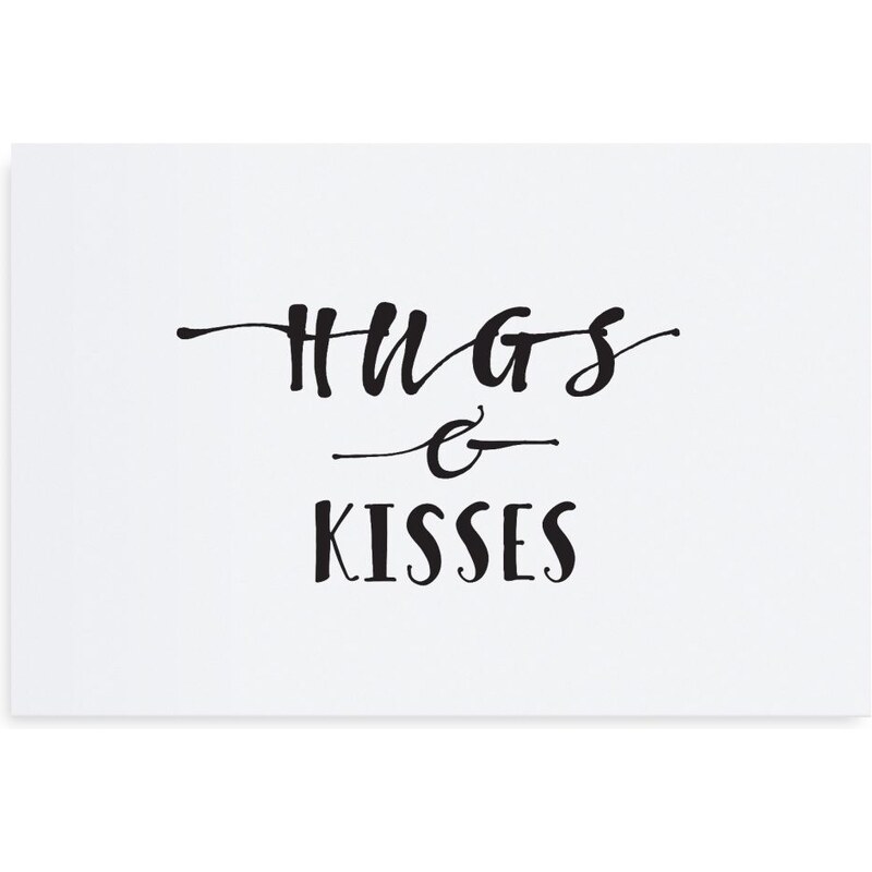 TAFELGUT Pohlednice Hugs and Kisses