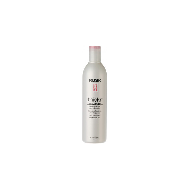 RUSK Zhušťující šampon pro posílení jemných vlasů Thickr (Thickening Shampoo) 400 ml