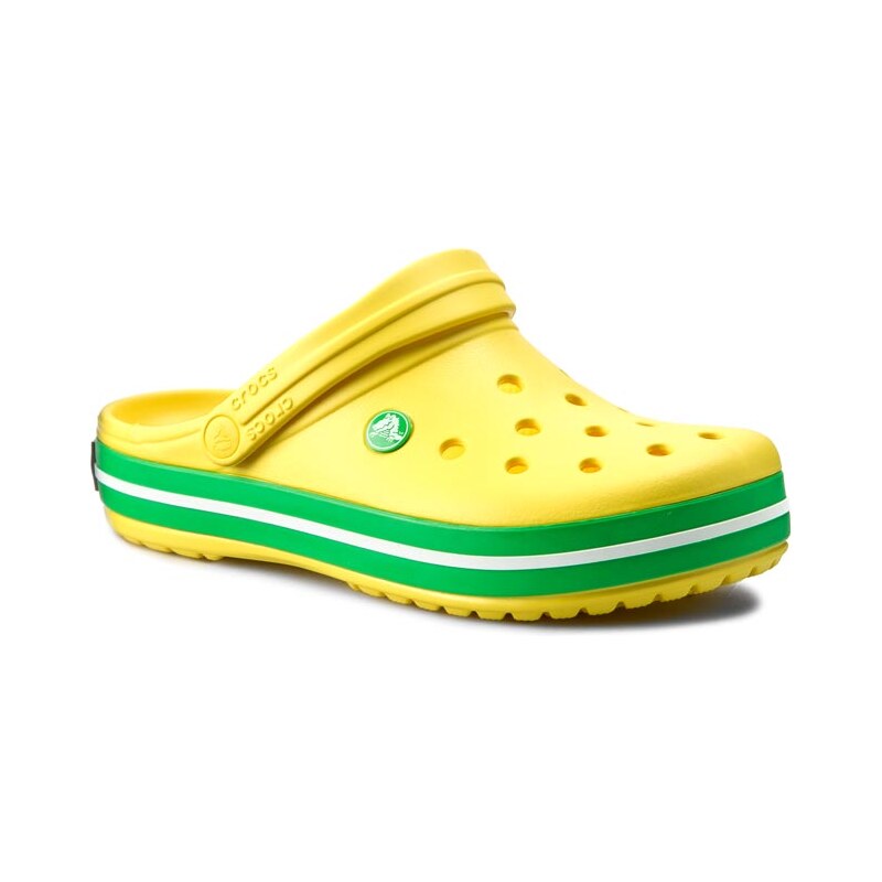 Nazouváky CROCS - Crocband 11016 Lemon/Grass Green