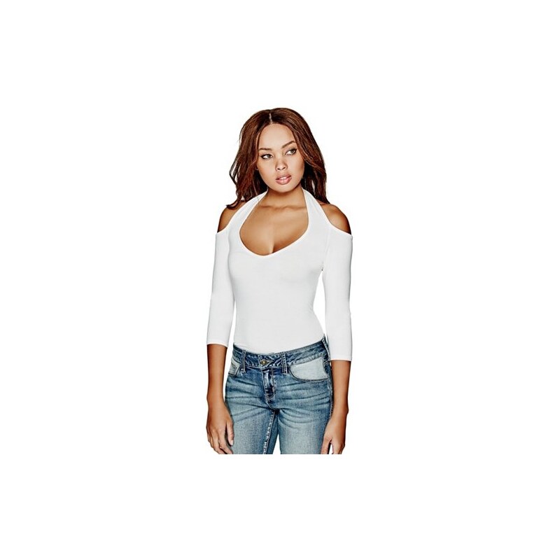 Halenka G by Guess Darlene Cold-Shoulder Top milk