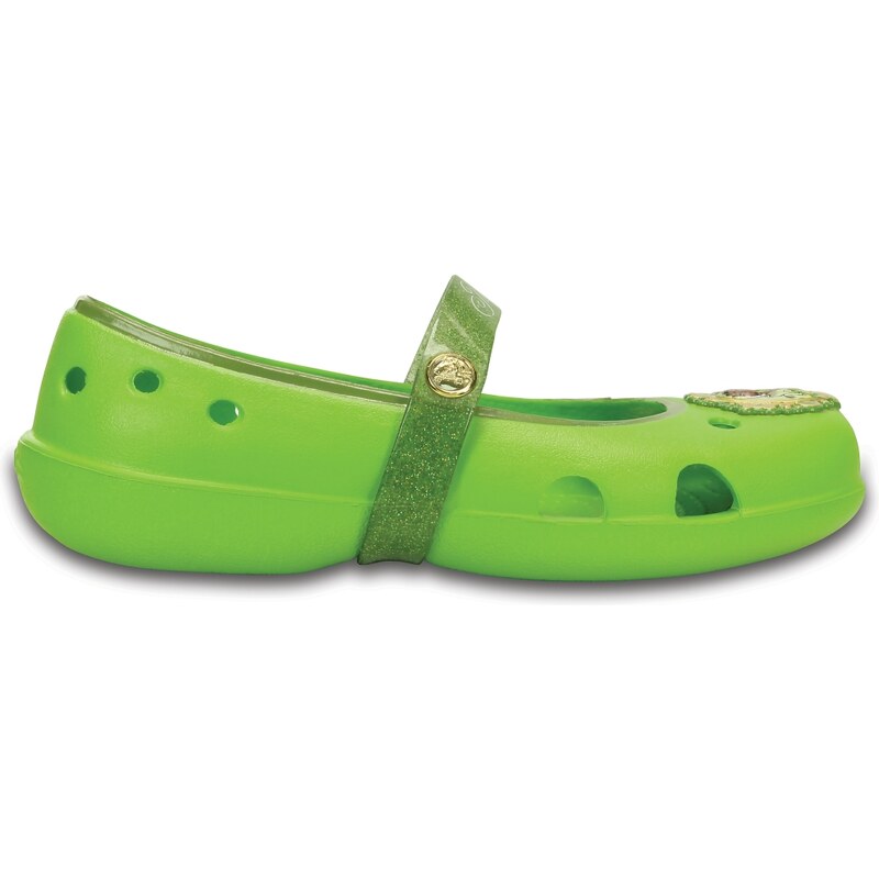 Crocs Flat Girls Volt Green Keeley Disney Princess