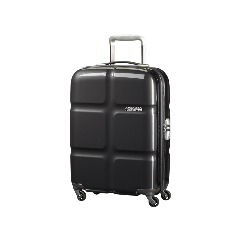 Skořepinový kabinový kufr American Tourister Supersize spinner 55 cm 01G-001 - tmavě šedá