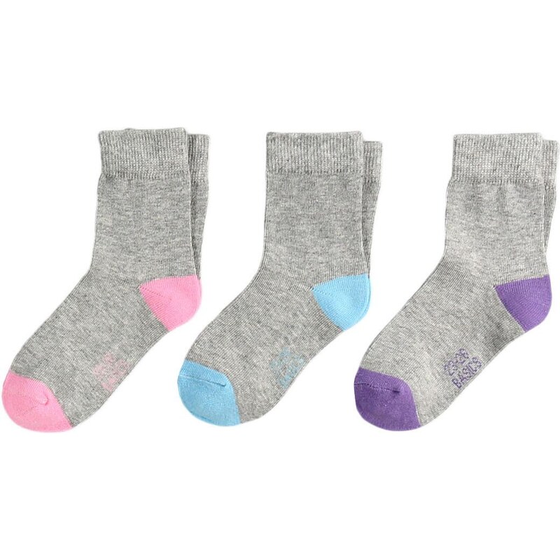 NKD 3pack dívčích ponožek