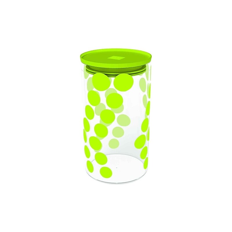 ZAK! designs - Dot dot dóza L 1,1 l, varné sklo/PP, zelená (0204-870)
