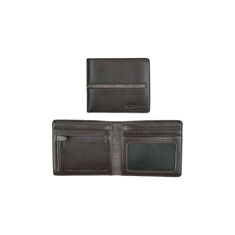 peněženka NIXON - Coastal Bi-Fold Zip Walnut (445)
