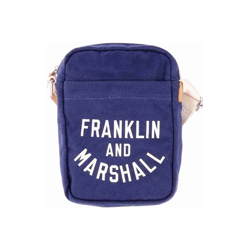 taška přes rameno FRANKLIN & MARSHALL - Varsity small shoulderbag - dark blue solid (25)
