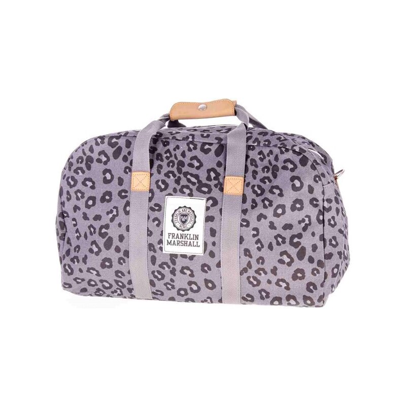cestovní taška FRANKLIN & MARSHALL - Fashion weekender - leopard all over (71)