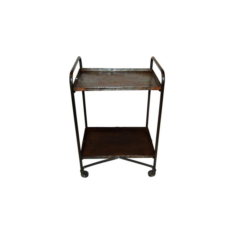 Industrial style, Industriální stolek/vozík 84x56x41cm (827)