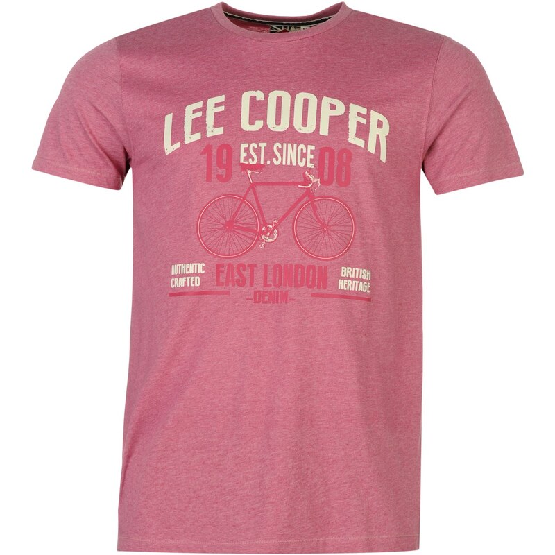 Tričko Lee Cooper Marl Retro pán.