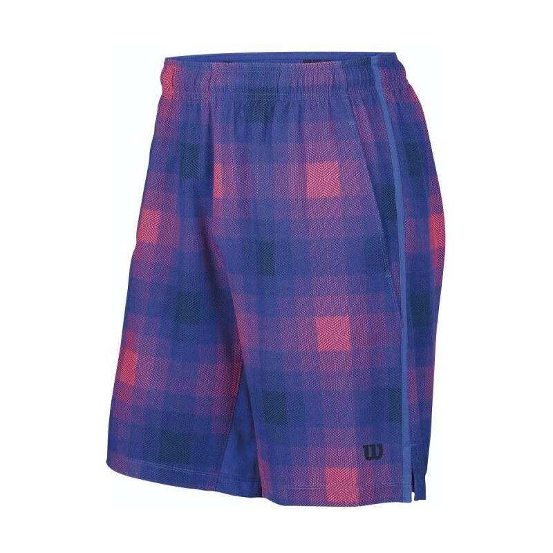 Wilson tenisové šortky léto Blur Stretch Woven Plaid 10 Short WRA700401 WRA700401 - M