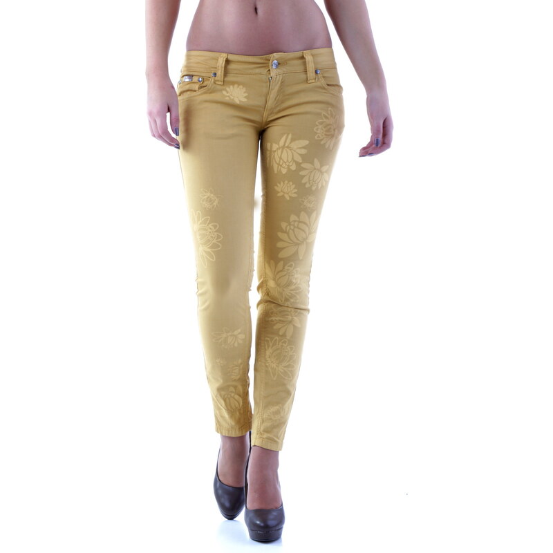 Dámské kalhoty Sexy Woman - Žlutá / XXS