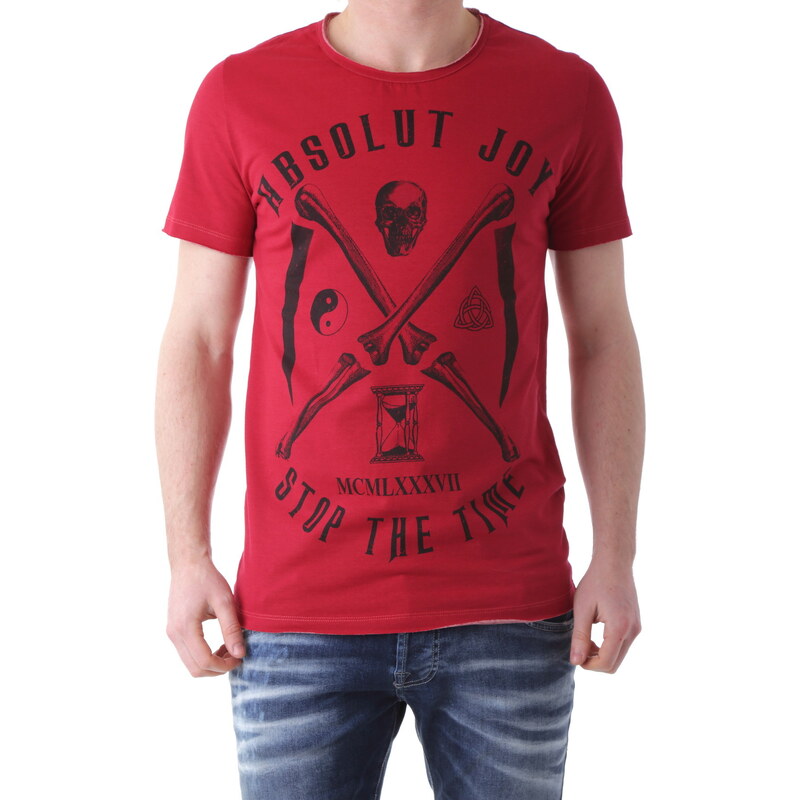Pánské tričko Absolut Joy - Červená / L