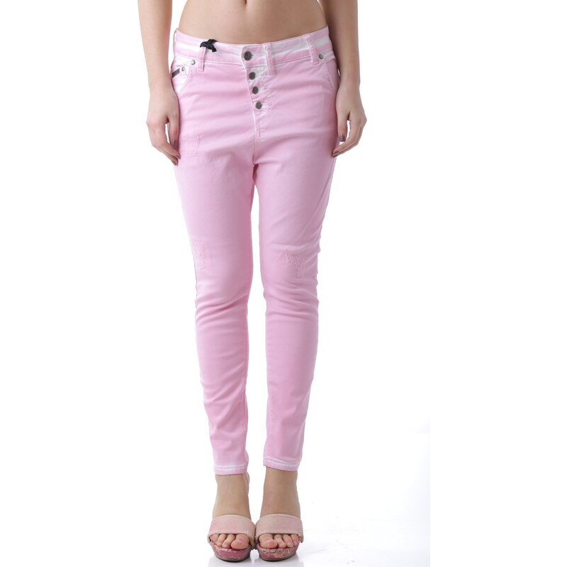 Dámské kalhoty Sexy Woman - Růžová / XS