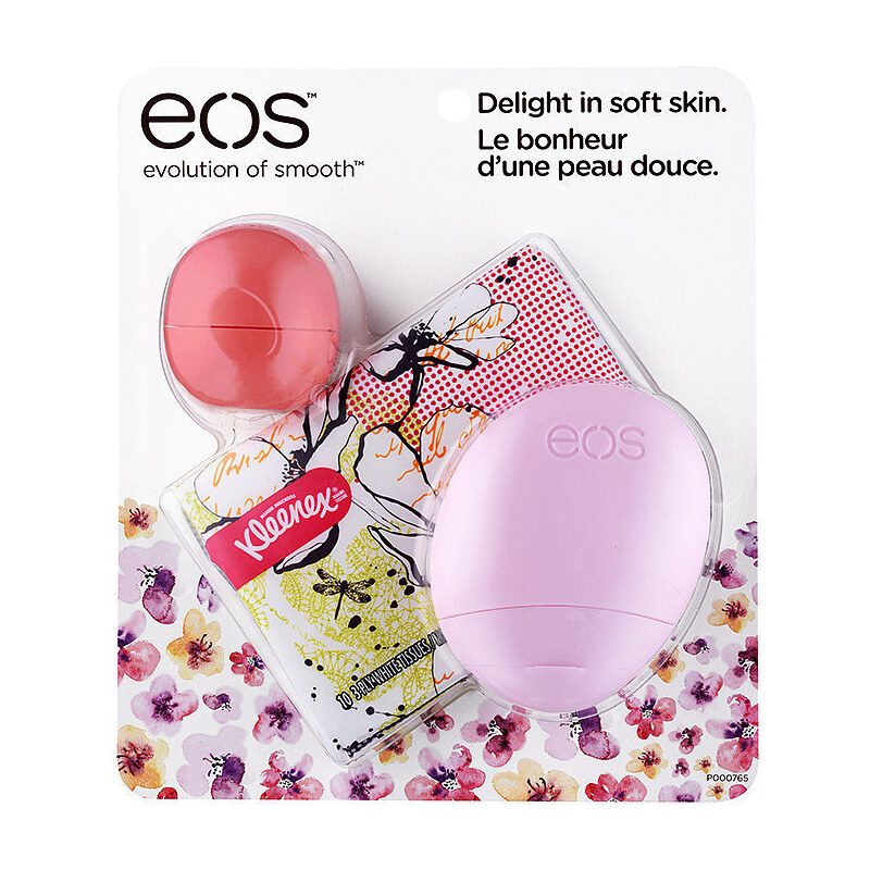 EOS Limitovaný set balzám GREP + krém na ruce BERRY BLOSSOM