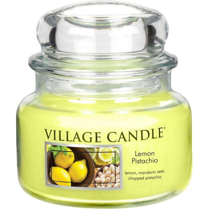 Village Candle Svíčka ve skle Lemon Pistachio - malá