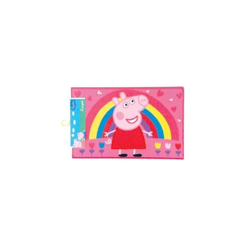 Disney Dětský koberec Peppa Pig, 80x50 cm - růžový