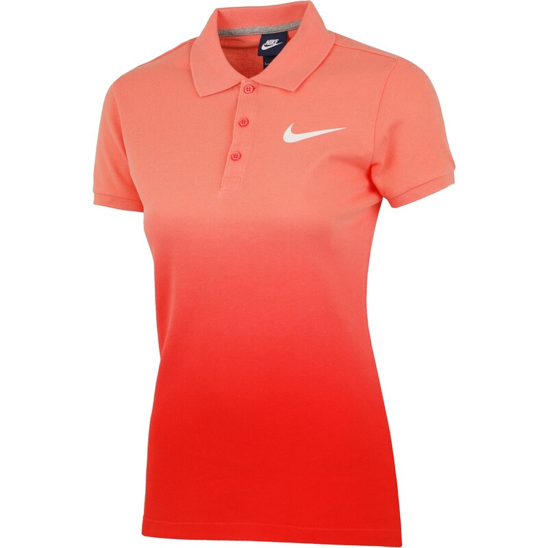 NIKE ADVANTAGE POLO-DIP DYE červená L